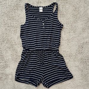 Stars Above Women's Striped Perfectly Cozy Romper